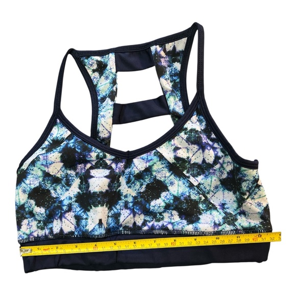 Pink Lotus Tie-Dye Racerback Sports Bra - Size Small - Picture 5 of 5